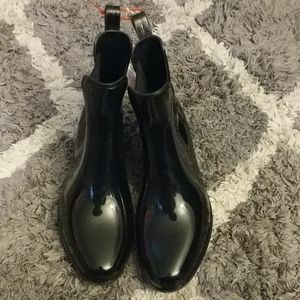 Ralph Lauren Black "Tally" rain boots (size 9)